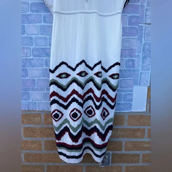 ERES Cigale Drawstring Embroidered Midi Dress s/m - Picture 10 of 16